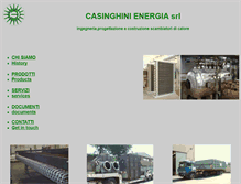 Tablet Screenshot of casinghini-energia.it
